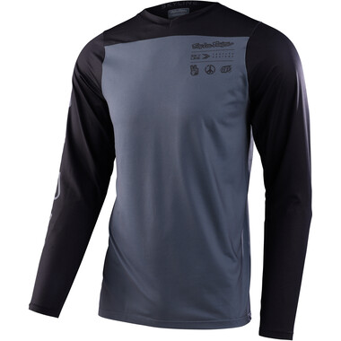 TROY LEE DESIGNS SKYLINE Long-Sleeved Jersey Grey/Black 2023 0